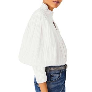 Ba&sh Paris Kawaii White Blouse